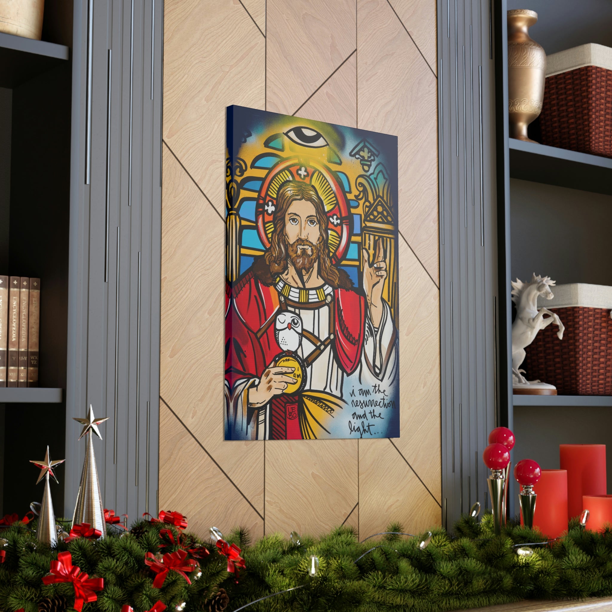 I am the Resurrection, and the Light - Lebo Gallery Wrapped Canvas